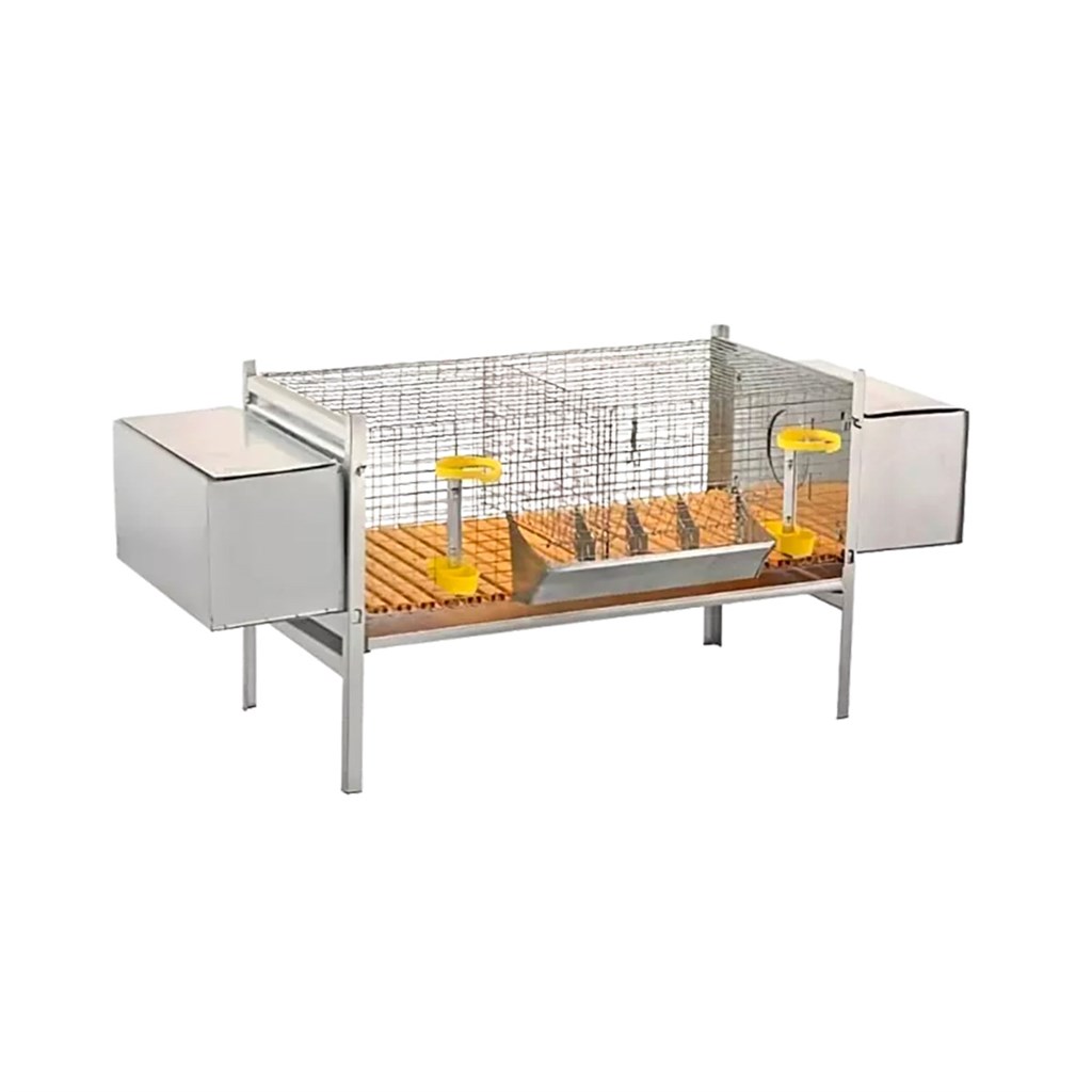 CONIGLIERA ECONOMICA SMONTABILE 2 NIDI